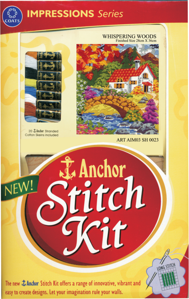 Anchor Stitch Kit - Whispering Woods (28cm x 36cm)