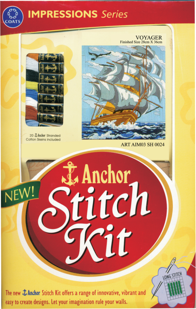 Anchor Stitch Kit - Voyager (28cm x 36cm)