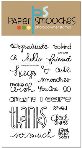 Paper Smooches Clear Stamp - Chit Chat