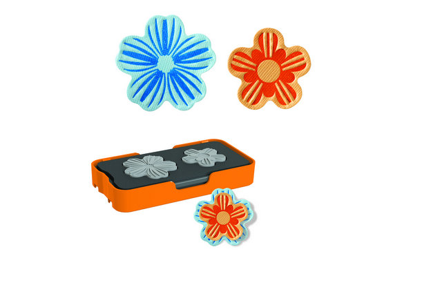 Fiskars Thick Material Mini Design Set - Flower