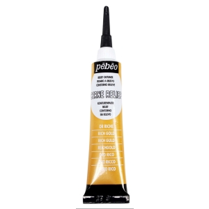 Pebeo Vitrail Cerne Relief Outliner 20ml Tube - Rich Gold