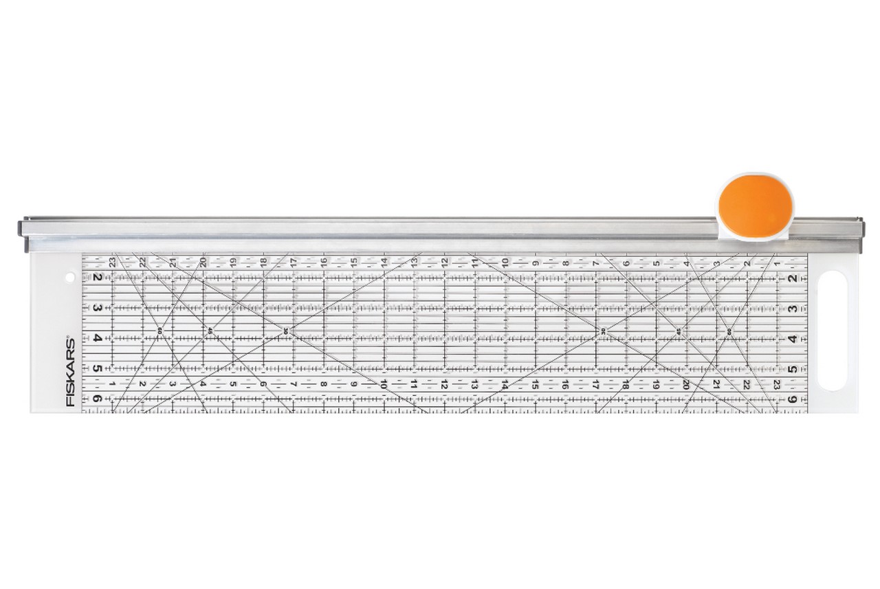 Fiskars Combo Rotary Cutter (45mm) & Ruler (6"x24")