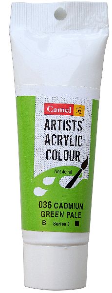 Camel Artist Acrylic Colour 40ml Tube - Cadmium Green Pale