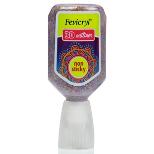 Fevicryl 3D Outliner - Glitter Rangoli (20ML)