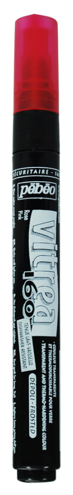 Pebeo Vitrea 160 Frosted Marker - Pink