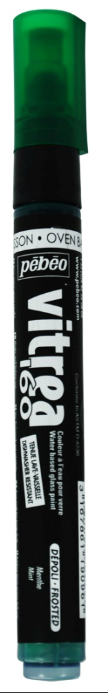 Pebeo Vitrea 160 Frosted Marker - Mint