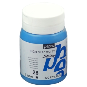 Pebeo Studio Acrylic HV 500ML - Cerulean Blue