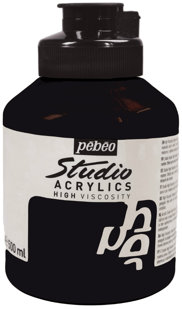 Pebeo Studio Acrylic HV 500ML - Burnt Umber