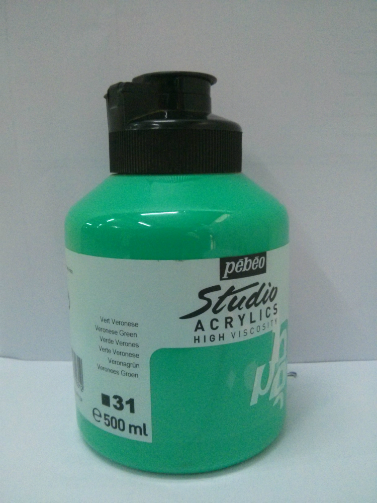 Pebeo Studio Acrylic HV 500ML - Veronese Green