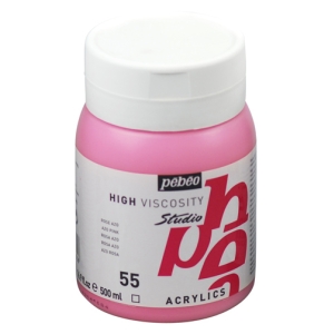 Pebeo Studio Acrylic HV 500ML - Azo Pink