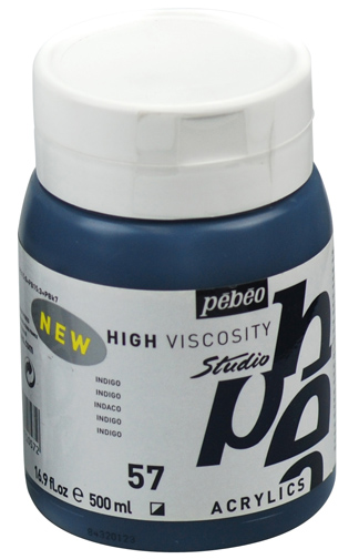 Pebeo Studio Acrylic HV 500ML - Indigo
