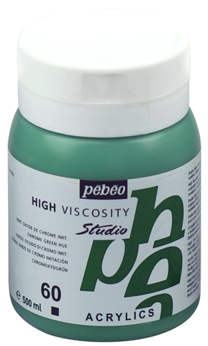 Pebeo Studio Acrylic HV 500ML - Chrome Green Hue