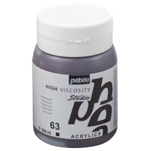 Pebeo Studio Acrylic HV 500ML - Terra Rossa
