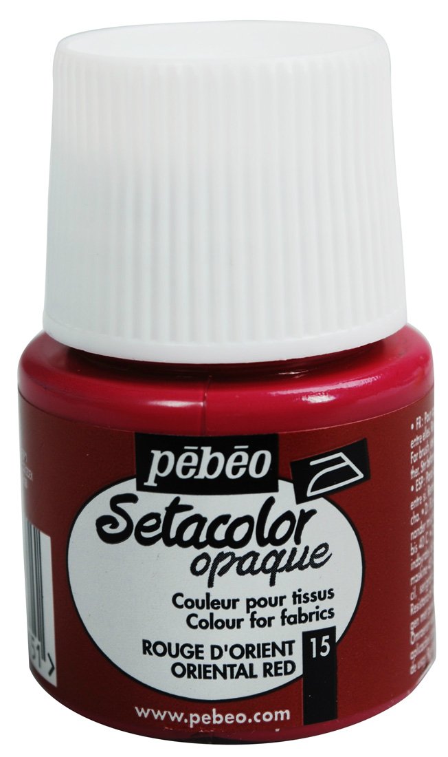 Pebeo Setacolor Opaque Fabric Paint - Oriental Red