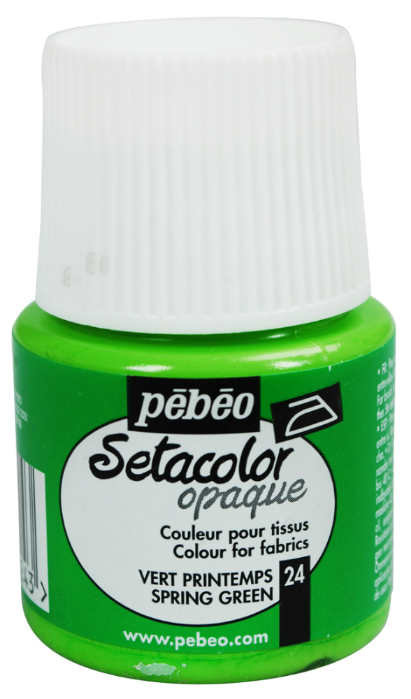 Pebeo Setacolor Opaque Fabric Paint - Spring Green