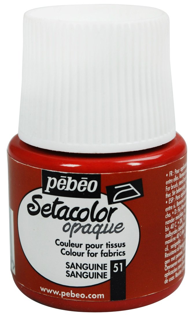 Pebeo Setacolor Opaque Fabric Paint - Sanguine
