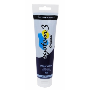 Daler Rowney System 3 Original Acrylic 150 ml - Deep Violet