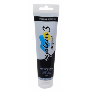 Daler Rowney System 3 Original Acrylic 150 ml - Paynes Gray