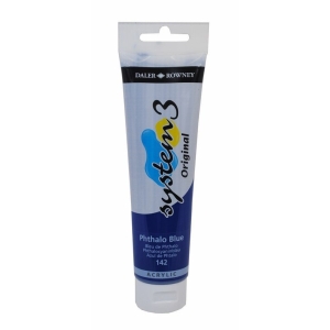 Daler Rowney System 3 Original Acrylic 150 ml - Phthalo Blue