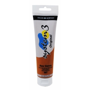 Daler Rowney System 3 Original Acrylic 150 ml - Raw Sienna