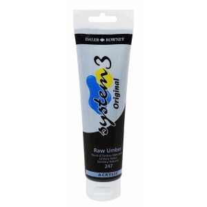 Daler Rowney System 3 Original Acrylic 150 ml - Raw Umber