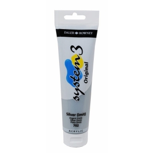 Daler Rowney System 3 Original Acrylic 150 ml - Silver Hue