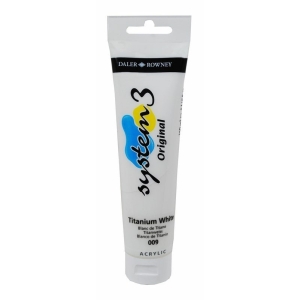 Daler Rowney System 3 Original Acrylic 150 ml - Titanium White