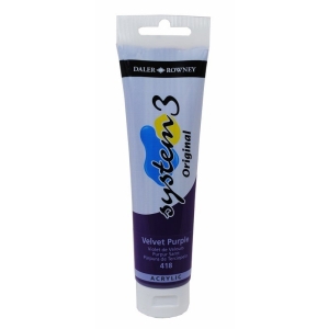 Daler Rowney System 3 Original Acrylic 150 ml - Velvet Purple