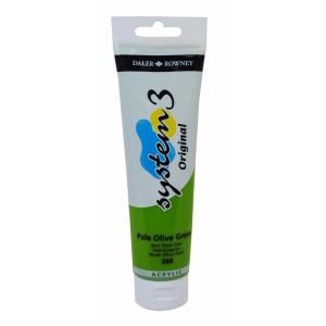 Daler Rowney System 3 Original Acrylic 150 ml - Pale Olive Green