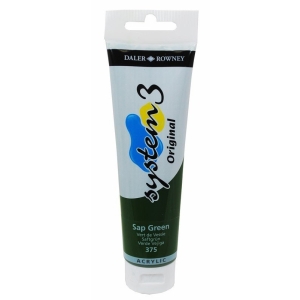 Daler Rowney System 3 Original Acrylic 150 ml - Sap Green