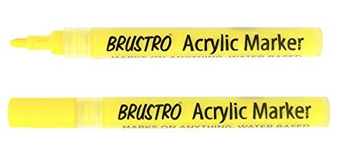 Brustro Acrylic Paint Marker - Lemon Yellow