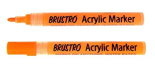 Brustro Acrylic Paint Marker - Orange
