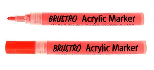 Brustro Acrylic Paint Marker - Scarlet Red