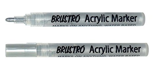 Brustro Acrylic Paint Marker - Silver