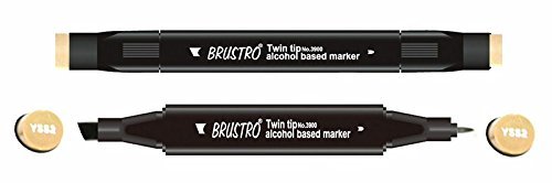 Brustro Twin Tip Alcohol Based Marker - Bronze