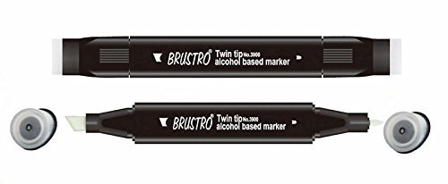 Brustro Twin Tip Alcohol Based Marker - Colorless Blender