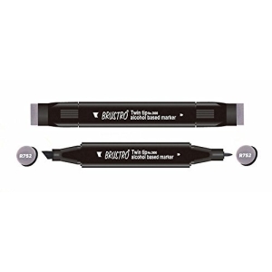 Brustro Twin Tip Alcohol Based Marker - Heron