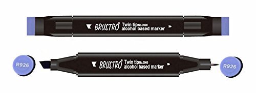 Brustro Twin Tip Alcohol Based Marker - Hydrangea