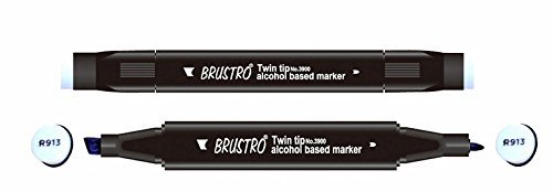 Brustro Twin Tip Alcohol Based Marker - Lavender Blue