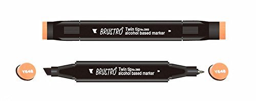 Brustro Twin Tip Alcohol Based Marker - Praline