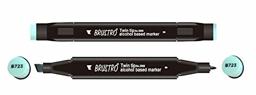 Brustro Twin Tip Alcohol Based Marker - Teal