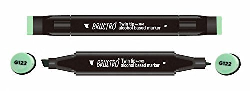 Brustro Twin Tip Alcohol Based Marker - Verdigris