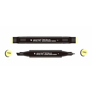 Brustro Twin Tip Alcohol Based Marker - Walnut