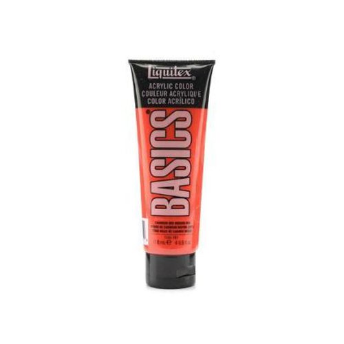 Liquitex Basics Acrylic Paint - Cadmium Red Medium Hue (118ml)