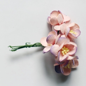 Mulberry Cherry Blossoms - Pink and Lavendar