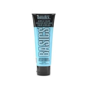 Liquitex Basics Acrylic Paint - Light Blue Permanent (118ML)