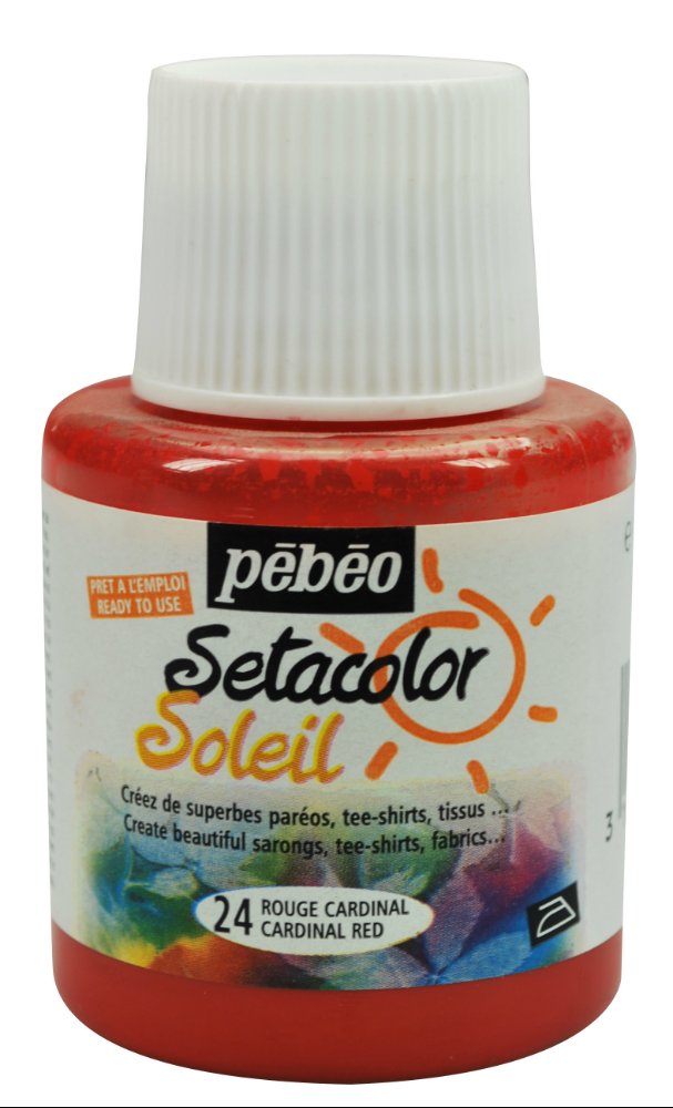 Pebeo Setacolor Soleil 110ml - Cardinal Red