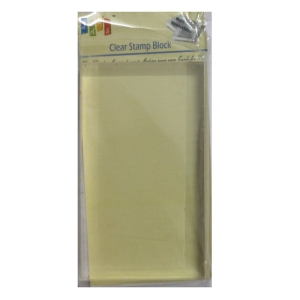 Clear Acrylic Block (90mm by 50 mm)