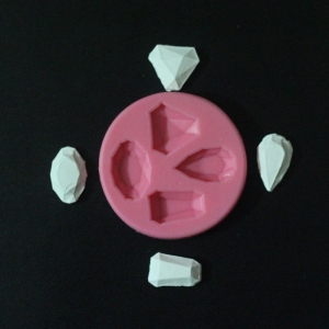 Gems Silicone Clay Mould