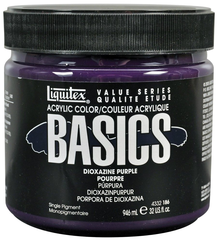 Liquitex Basics Acrylic Paint - Dioxazine Purple (946ML)